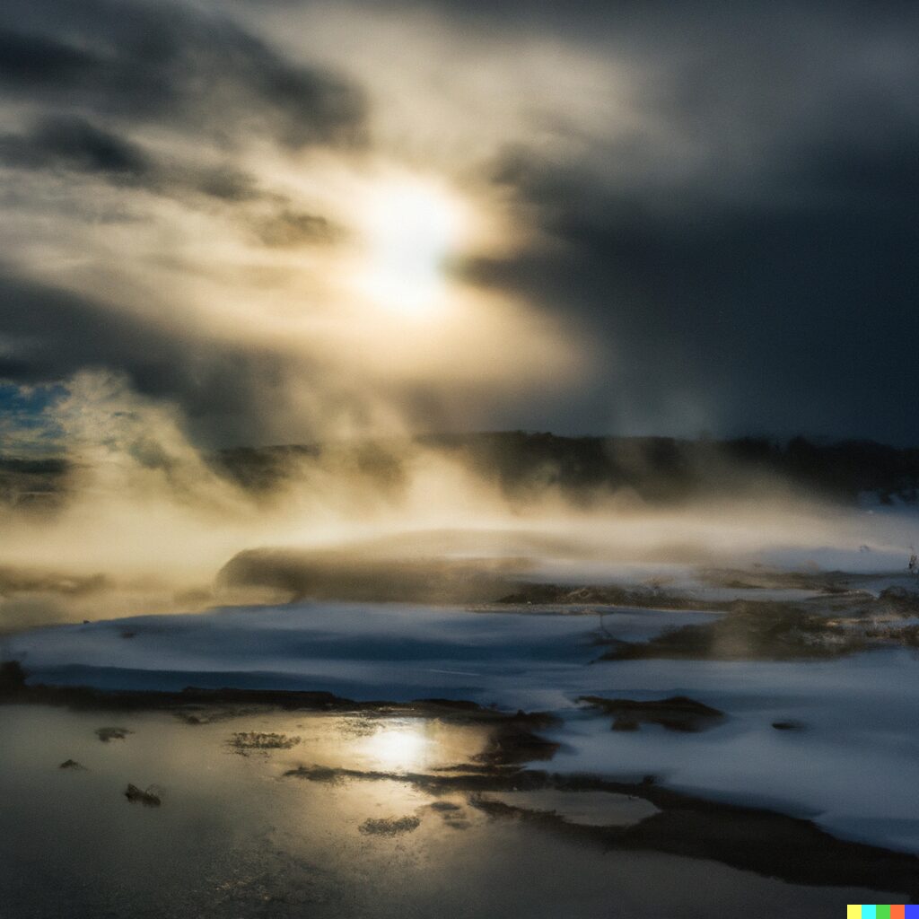 Lion Geyser vs. Old Faithful comparison
